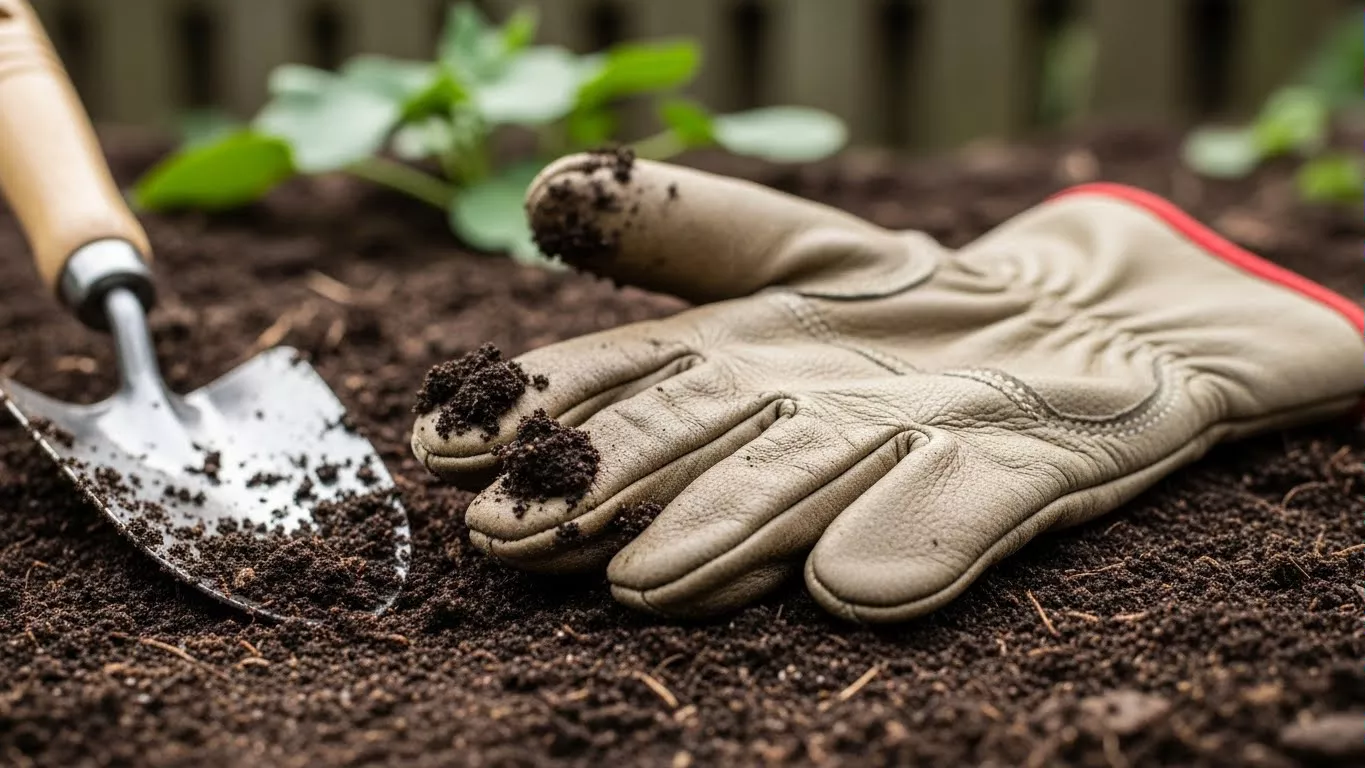 luva para jardinagem